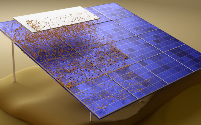 Ученые нашли способ очистки солнечных батарей без воды и щеток